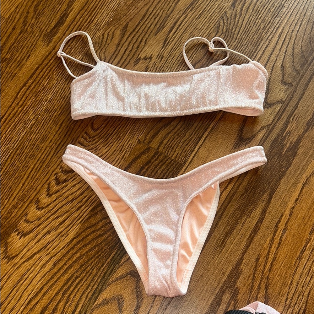 Triangl Swimwear Shimmering Pink Bikini